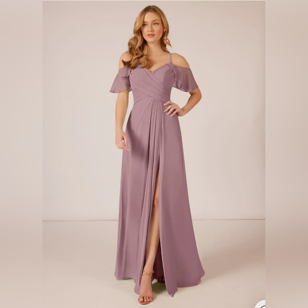 Azazie Dakota Dress in Dusty Rose SIZE 2